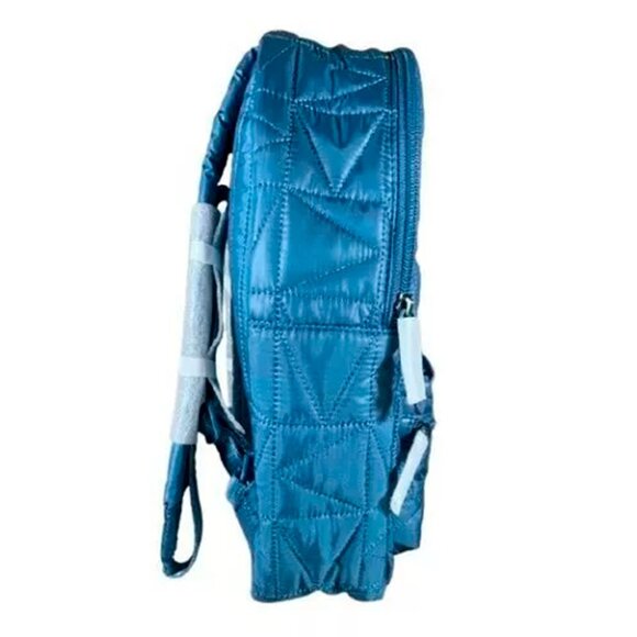 S Michael Kors Winnie Medium Quilted Nylon Blue Backpack 35T0UW4B2C NWT $398 main image 8